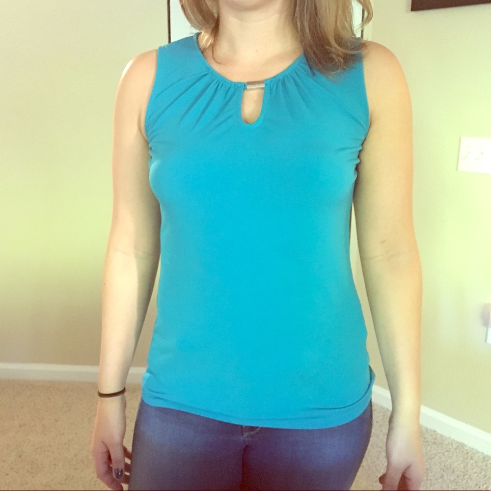 New York & Company aqua top